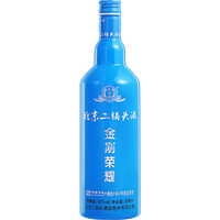 永丰牌北京二锅头 金刚荣耀蓝瓶 42度纯粮食清香型白酒 500ml 单瓶装