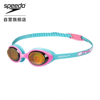 Speedo/速比涛 儿童泳镜 魔幻贴片面镜 均码 蓝色/粉红 811597C621