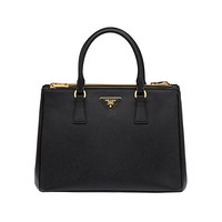 PRADA 普拉达 Galleria系列 Saffiano 女士皮革大号手袋 1BA274_NZV_F0002_V_DOO 黑色