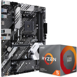 ASUS 华硕 PRIME X570-P主板   AMD Ryzen 5-3600X CPU处理器 板U套装