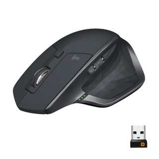 Logitech 罗技 MX Master 2S 2.4G蓝牙 双模无线鼠标 4000DPI  儒雅黑