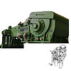 NSPI 隔膜泵DGMB650/9.5A 备件 油冷却器 DT-8107H