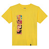 HUF 男士黄色短袖T恤 TS00586-AURORA YELLOW-M