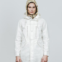 AK男装 (AKSERIES)法国“F-2”战地风衣夹克 1806202 白色 S