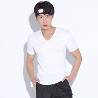 宝迪威德 BODYWILD舒爽棉两件包男士纯棉U领短袖背心两件装ZBN12MH1 白色 175