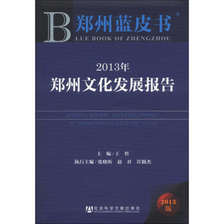 郑州蓝皮书：2013年郑州文化发展报告