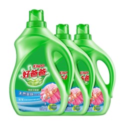 好爸爸 天然亲肤洗衣液套装 (1kg*2瓶+2kg) *2件