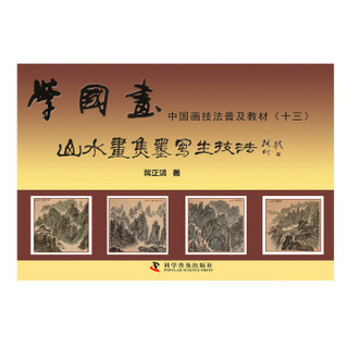 学国画·中国画技法普及教材（十三）：山水画焦墨写生技法