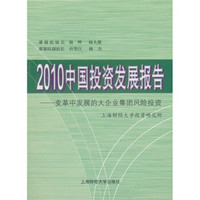 2010中国投资发展报告：变革中发展的大企业集团风险投资