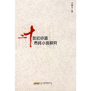 二十世纪中国市民小说研究