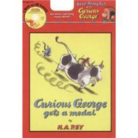 Curious George Gets a Medal (Book and CD)