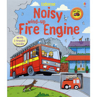 Noisy Wind-up Fire Engine with Soundchip (Board)