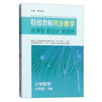特级教师同步教学 新课程 新设计 新课例：小学数学（六年级下）