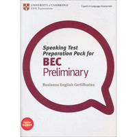 Speaking Test Preparation Pack for BEC Preliminary  with DVD[商务英语初级口语测试准备包，附DVD]