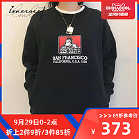 INNERSECT潮牌 BEN DAVIS 2019春新品潮流宽松圆领印花圆领卫衣男