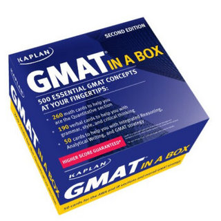 Kaplan GMAT in a Box (Test Preparation Gmat)  Cards