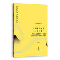 经济体制效率分析导论：一个理论框架及其对中国国有企业体制改革问题的应用研究