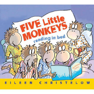 Five Little Monkeys Reading in Bed  五只猴子的阅读时间