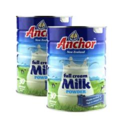 Anchor 安佳 全脂成人奶粉900g *5件