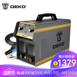 套装 DEKO ZX7-315ED重型电焊机工业级全铜全自动双电压220v 380V两用多板焊机