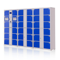 中伟电子存包柜超市商场储物柜寄存柜36门指纹型