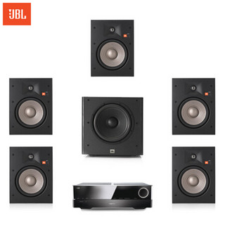 JBL Studio2 8iw +哈曼卡顿161S 5.1 音响 音箱 家庭影院 吸顶音响 客厅音响 方形