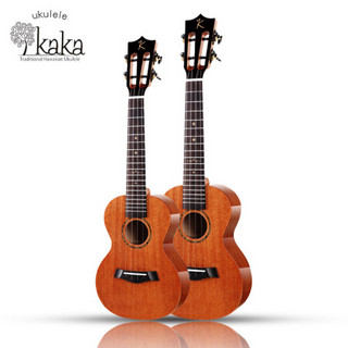 KAKA卡卡 KUT-MAD电箱款  尤克里里乌克丽丽ukulele桃花心木全单板26寸小吉他