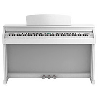 伽利略 电钢琴88键重锤 智能教学演奏级数码儿童立式电子钢琴V30白色