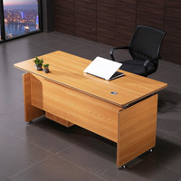 中伟职员办公桌员工桌电脑桌板式现代简约书桌 1200*600含椅子