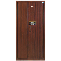 虎牌(TIGER)电子保密柜大型密码锁通体钢制保险柜办公柜文件柜 木纹色