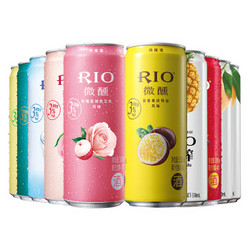 锐澳（RIO）洋酒 预调 鸡尾酒 果酒 缤纷全家福 330ml*10罐 （10种口味）新老组合形式随机发货 *2件