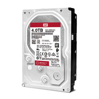 Western Digital 西部数据 红盘Pro系列 3.5英寸企业级硬盘 4TB 256MB(7200rpm、PMR)WD4003FFBX