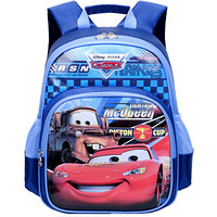 迪士尼（Disney）汽车总动员儿童书包男小学生书包 麦昆汽车卡通轻便学生双肩背包 SD10034藏青