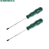 世达 SATA 61708 T系列十字形穿心螺丝批 通心批100(4把) 3*250mm(货期两周)
