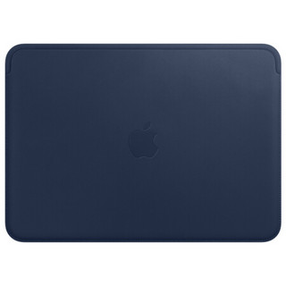 Apple 适用于 12 英寸 MacBook 的皮革保护套 - 午夜蓝色 MQG02FE/A
