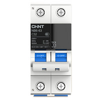 正泰(CHNT) 断路器 空气开关 家用空开 1P+N 32A 泰极系列NB6-63