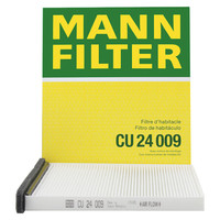 MANN FILTER曼牌滤清器 曼牌空调滤芯/活性炭空调滤清器/空调格 适配 CU24009 进口马自达CX-5