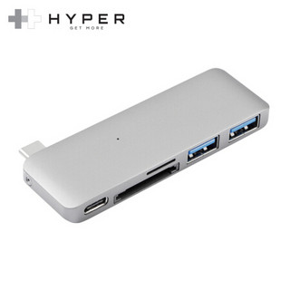 HyperDrive苹果笔记本电脑iPad Pro转换器type-c转接头mac华为usb c拓展坞surface扩展坞分线器配件读卡器PD