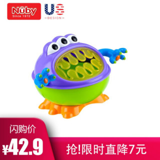 Nuby（努比）宝宝零食盒 小怪兽储物盒 儿童防撒漏训练餐具可爱玩具 22000