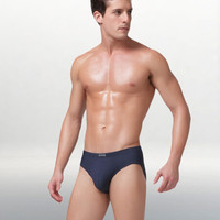 梦特娇(MONTAGUT)BM3681D 内裤男 舒适透气男士三角内裤 灰色 XXL