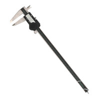 伊莱科(ELECALL)0-300mm 不锈钢电子数显游标卡尺IP54级防水防尘专业测量工具300mm
