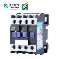 天正电气(TENGEN)CJX2-1210 24V 3NO 1NO 12A 50Hz 3P 接触式继电器 辅助触点 交流线圈 交流接触器