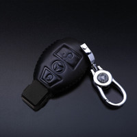 金銮殿(KING ETING)奔驰钥匙包真皮钥匙套 汽车钥匙扣 A款钢琴黑