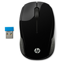 HP 惠普 HP200 2.4G无线鼠标 1000DPI 黑色