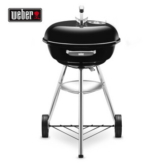 威焙（weber）炭烤焖烤炉简约版57CM 户外家用无烟BBQ炭烧烤架 多功能烧烤炉黑色