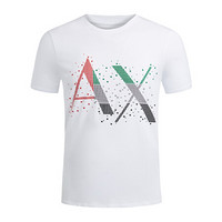 ARMANI EXCHANGE 阿玛尼奢侈品男士针织T恤衫 3ZZTHA-ZJV1Z WHITE-1100 L