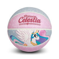 威尔胜 Wilson小马宝莉 5号儿童篮球吸湿PU室内室外水泥地耐磨训练比赛篮球GLP017P5