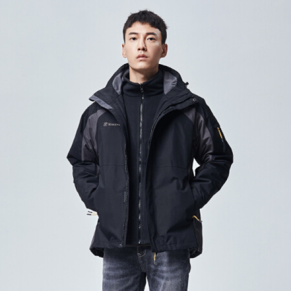 商品探路者(toread)冲锋衣 19秋冬新品男女三合一户外抓绒两件套 防