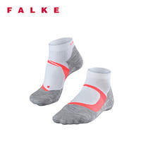 FALKE 德国鹰客 RU4 Cool Short专业跑步运动袜低筒女袜 白红white-neon red 35-36 16749-2028