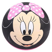 迪士尼（Disney）儿童篮球3号皮球类玩具幼儿园耐磨软皮橡胶男孩女孩拍拍球DAA7122-B 米妮